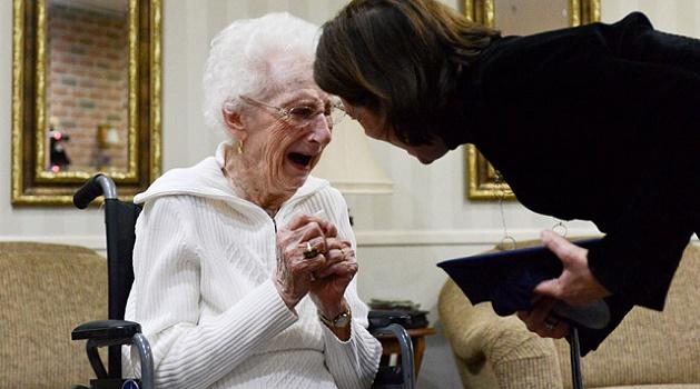  Aos 97 anos ela realizou o sonho de se formar no ensino médio-0